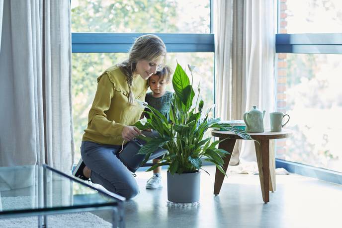 floorprotector rond 21cm transparant